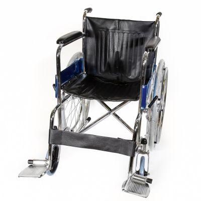 Fs809 Hot Selling Economy Steel Manual Wheelchair Foldable for Disabled