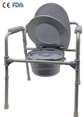 Medical Safety Home Care Manual Shower Toilet Commode Chair