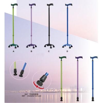 Four Legs LED Light Walking Stick Folding Walking Cane