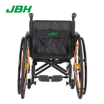 Lightweight Aluminium Folding Handicapped Manual Wheelchair