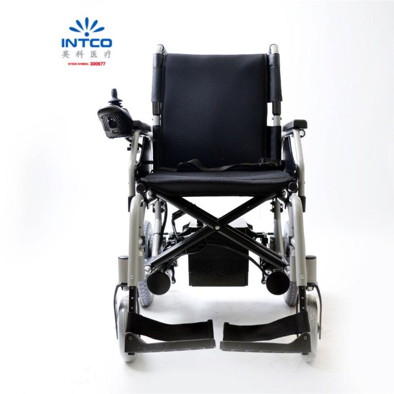 Medical Equipment Aluminum Folable Standard Electric Power Wheelchair