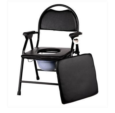 Folding Portable Light Weight Commode Chair for Hospital