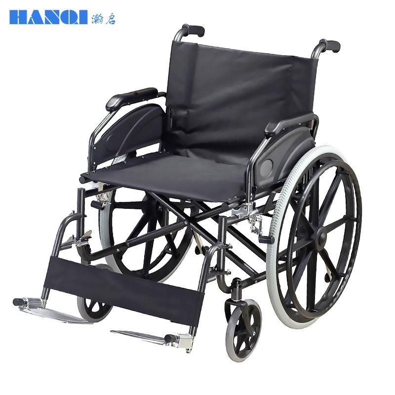 Hanqi Hq951 High Quality Manual Wheelchair with Filp Back Armrest for Disable