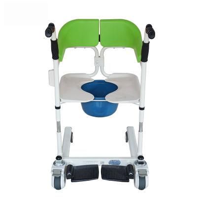 Medical Commode Shower Bath Bench Patient Transfer Lift Commode for Disabled Elderly People