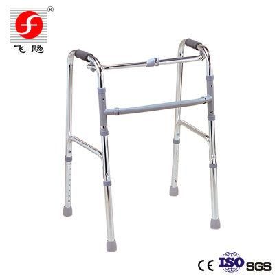 Hospital Medical Equipment Aluminum Frame Rollator Walker Walking Aids for Disabled