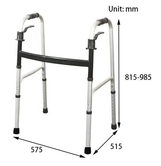 Rollator Walker Adult Double Pull Walker Frame