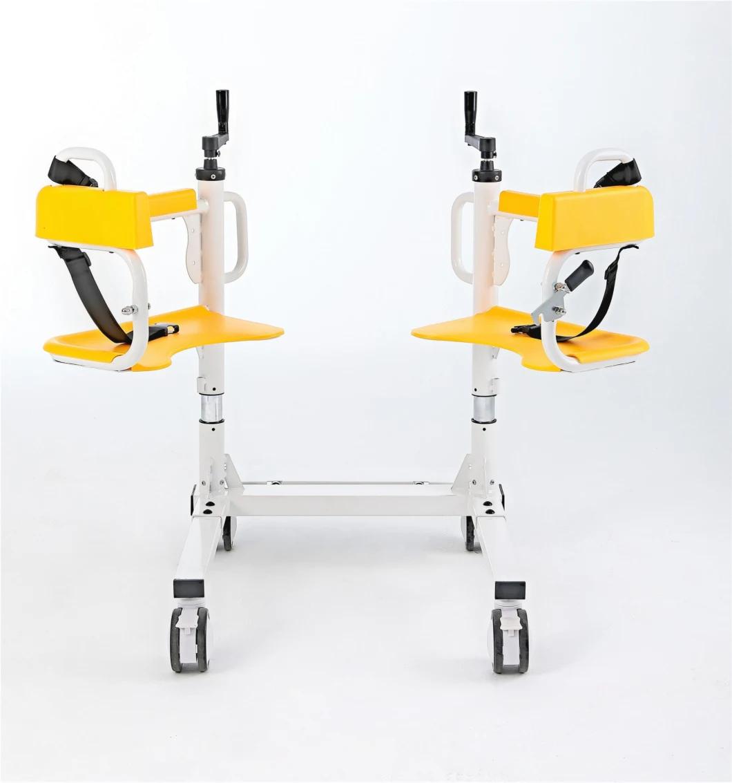 Mn-Ywj001 Medical Patient Transfer Wheeled Chair Disabled Elderly Use