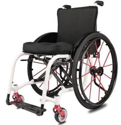 Foldable Aluminum Lightweight Leisure Wheelchair