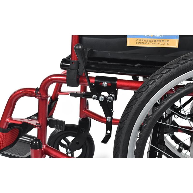 CE and ISO Comfortable Indoor Outdoor Folding Power Medical Wheelchairs for Elderly