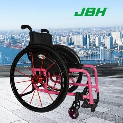 CE Lightweight Most Fashionable Sports Manual Aluminum Portable Foldable Wheel Chair