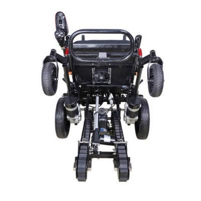 New Ghmed Customized Standard Package China Power Folding Aluminum Medical Equipment Electric Wheelchair