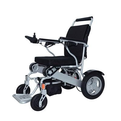 Ce Certified Electric Folding Power Wheelchair for Disabled with Detachable Battery