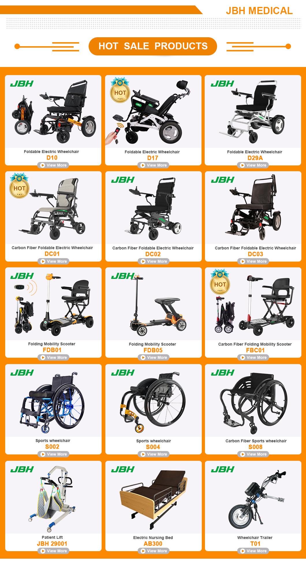 Jbh Medical Factory CE Hot Selling D05 Elderly Can Get on The Plane Electric Wheelchair