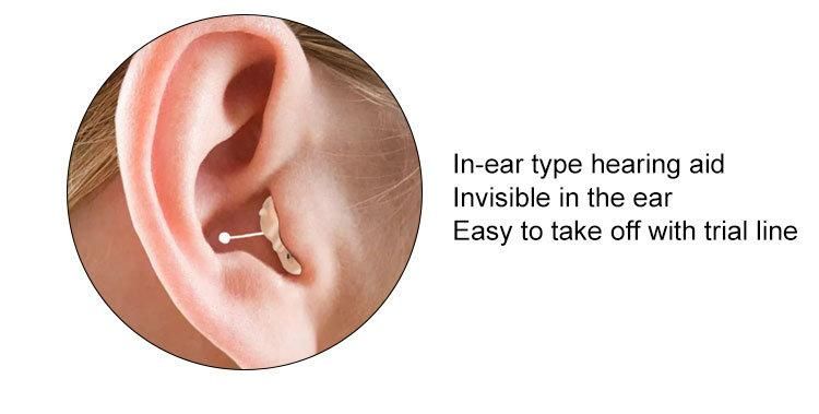 Fashion Small Size Invisible Cic Mini Hearing Aid Audiphones