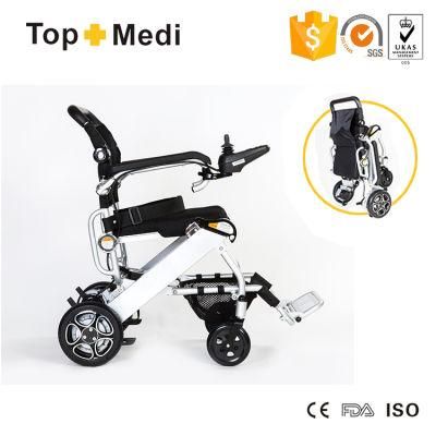Topmedi Portable Quality Ultra Lightweight Foldable Power Electric Wheelchair