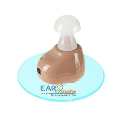 Hot Sales in Ear Rechargeable Hearing Aid with Battery Lithium Ion