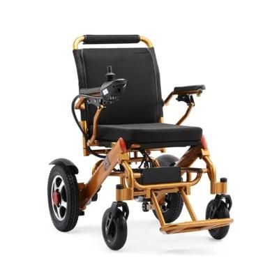 Light Foldable Electric Power Wheelchair for Travlling