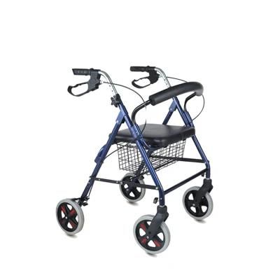 Lightweight Rollator Walker Walking Aid with Tote Bag