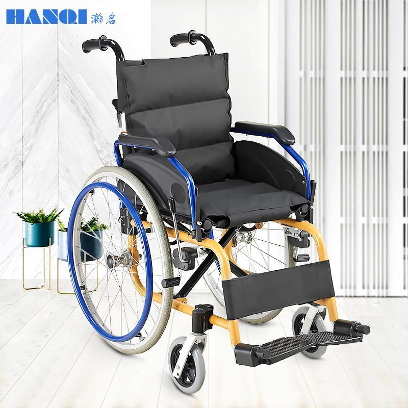 Hanqi Hq907L-36 High Quality Manual Lightweight Fordable Wheelchair
