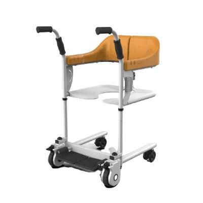 Healthcare Aid Moving Machine Patient Lift Commode Transfer Wheelchair