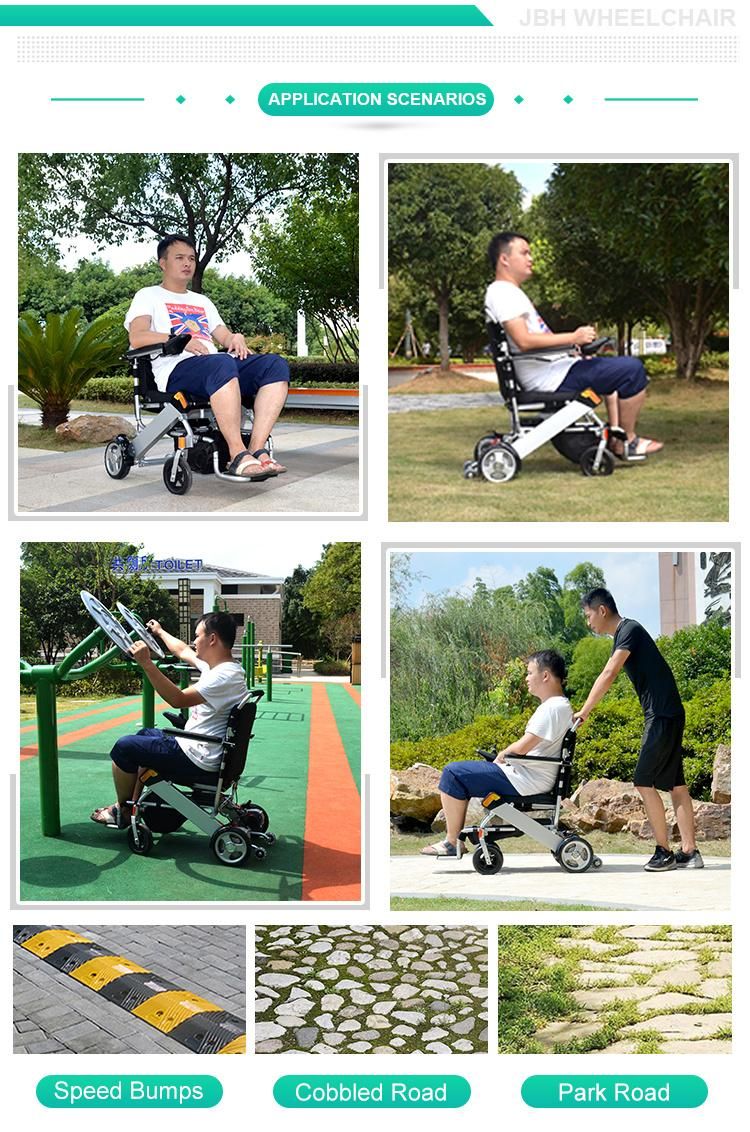Fashionable Cheap Portable Lightweight Folding Electric Wheelchair