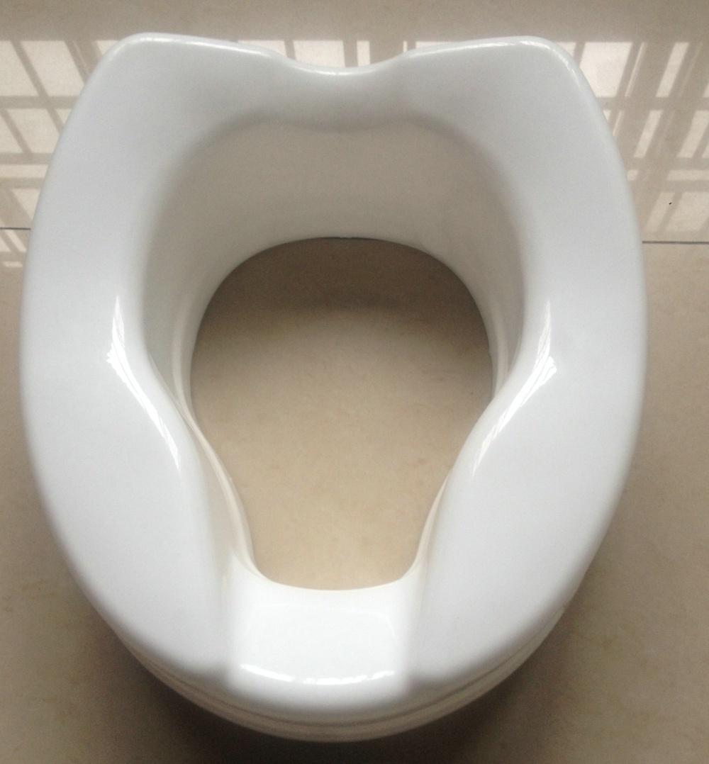 Commode Chair - Raised Toilet Seat, White, 2/4/6-Inches