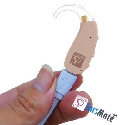 Best Mini Ear Rechargeable Hearing Aid Open Fit and Noise Reduction Earsmate Hearing Amplifier