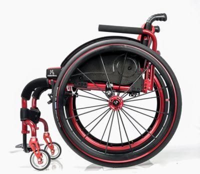 Durable and Convenient Manual Folding Portable Wheelchair for The Elderly