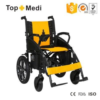 4 Wheels Drive Handicapped Electric Wheelchair for Elderly