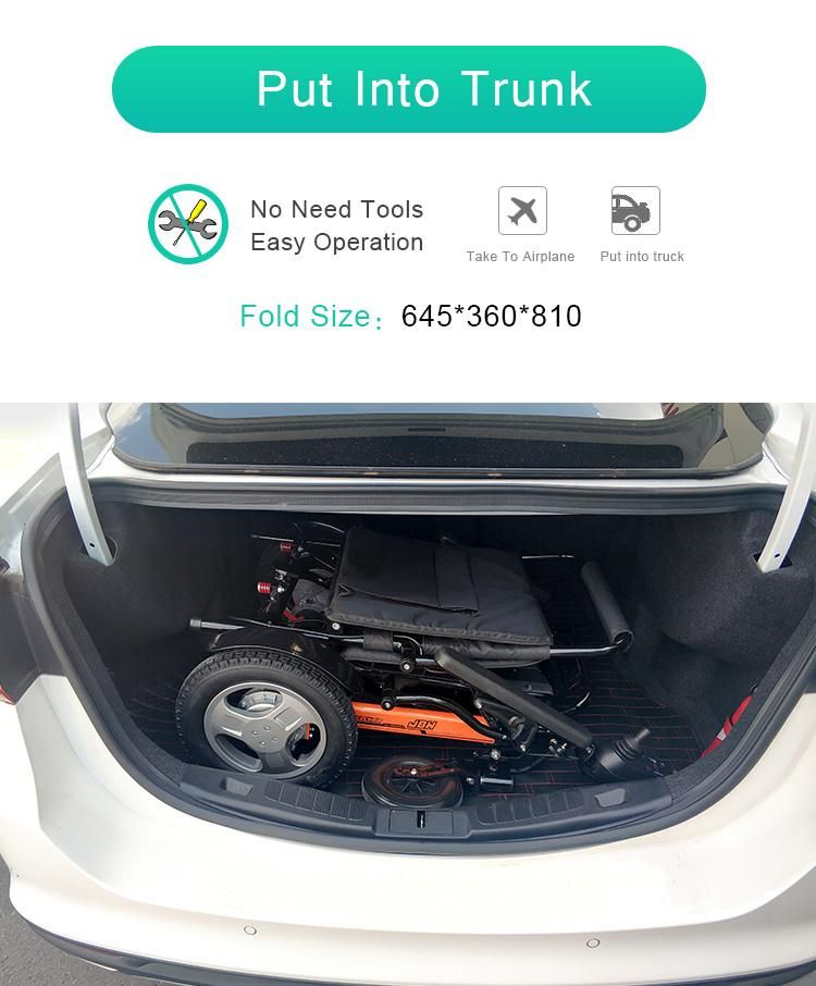 Powered Electric Automatic Wheelchair for Travel