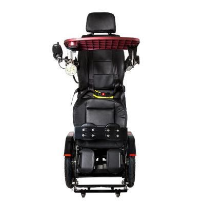 Manufacture Lightweight Folded Electric Power Wheelchair for Stand up