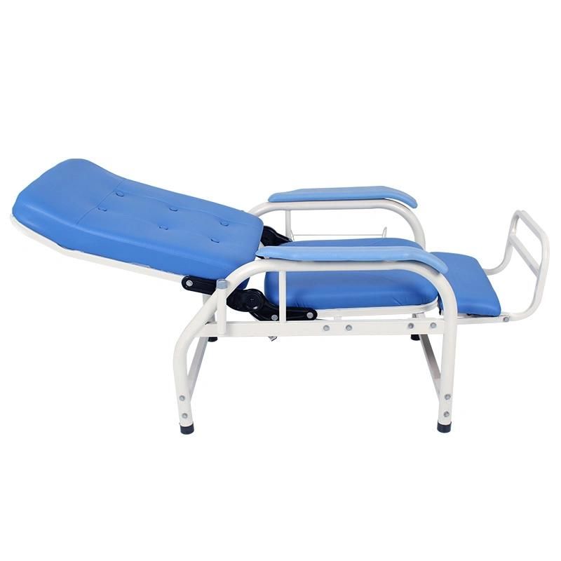 HS5801 Cheap Price Hospital Manual Dialysis Chair Clinical IV Infusion Chair with Armrest for Patient