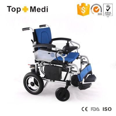 Medical Lightweight Aluminum Electric Folding Motorized Wheelchair