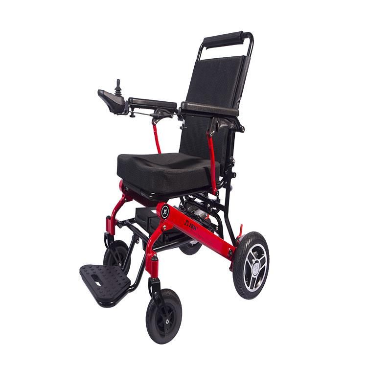 CE Certificate Folding Power Wheelchair Electric Wheelchair with Solid Tires