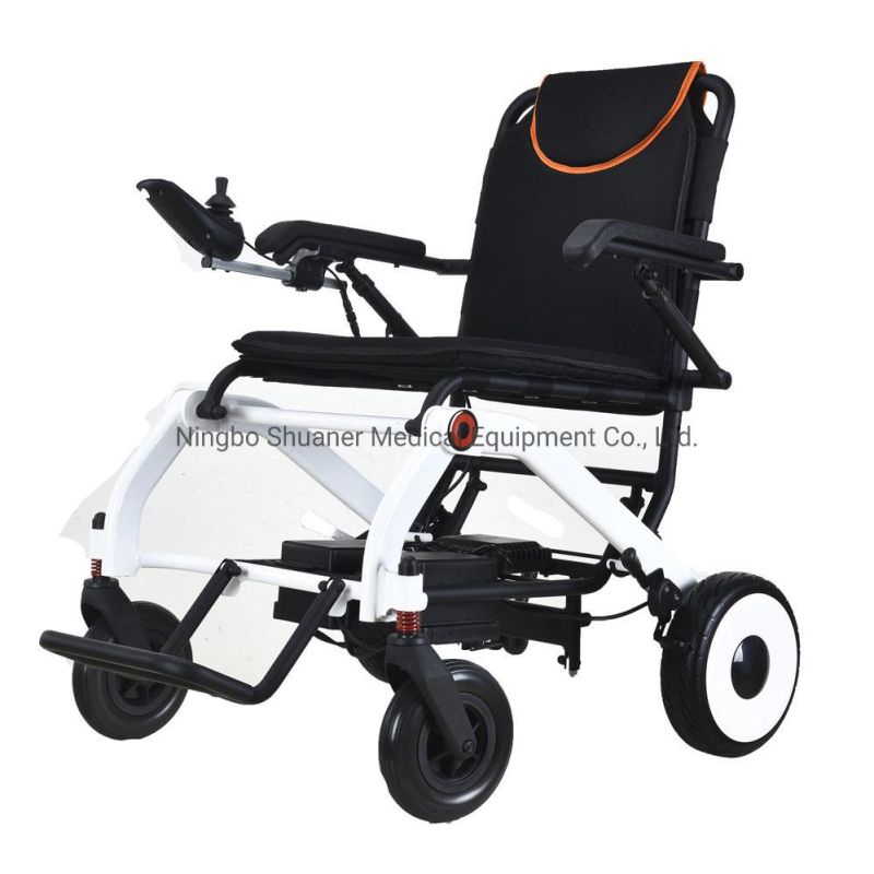 Foldable Electric Wheelchair Automatic Motors Lightweight Motorized Wheelchair Rollator Walker