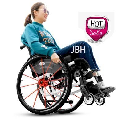 High Quality Stylish Sporty Folding Manual Wheelchair
