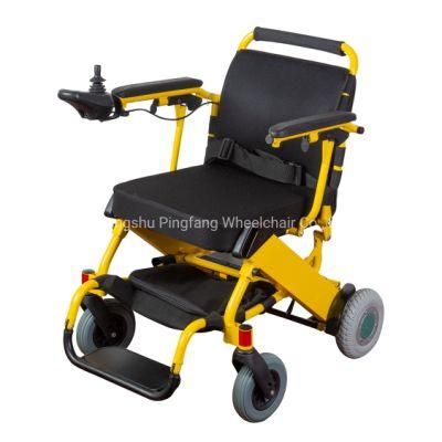 aluminum Alloy Motorized Lithium Battery Power Wheelchair with Ce, ISO13485