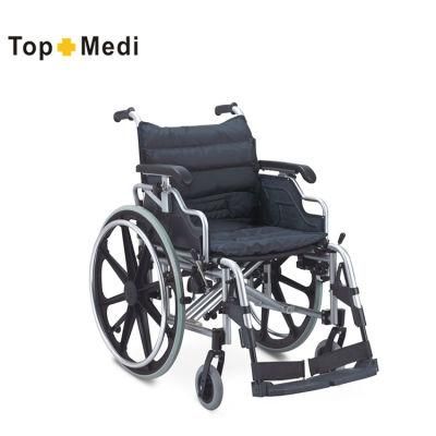 Adjustable Height Quick Release Wheel Aluminum Chair Folding Manual Wheelchair
