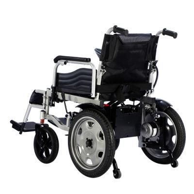 New Foldable Portable High Power 16 Inch Travel Motorized Electric Wheelchair for Older
