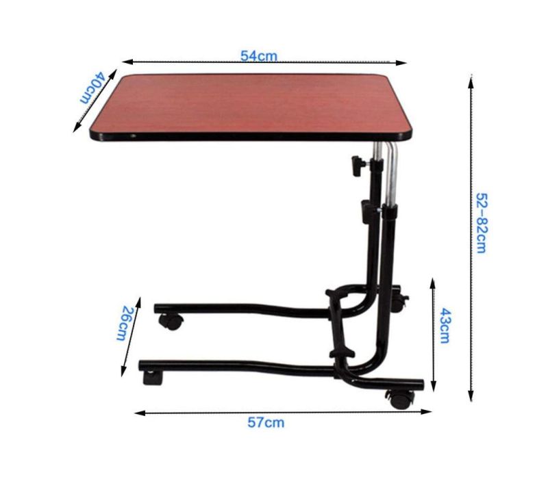 Overbed Table - Tilting, Adjustable and Wheeled Hospital Bed Table