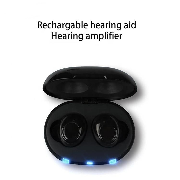 Good Quality Bluetooth Digital Rechargeable Bluetooth Non Programmable Sound Amplifier Mini Hearing Aids