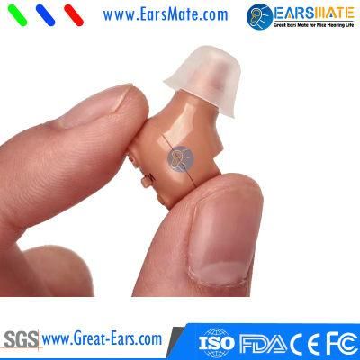 Best Small Rechargeable Hearing Aids in Ear Canal Itc by Earsmate 2019