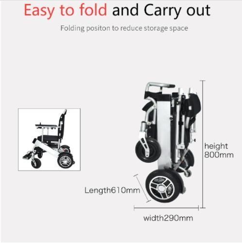 CE TUV Approval Power Wheelchair Electric Wheelchair 120kg Load Capacity