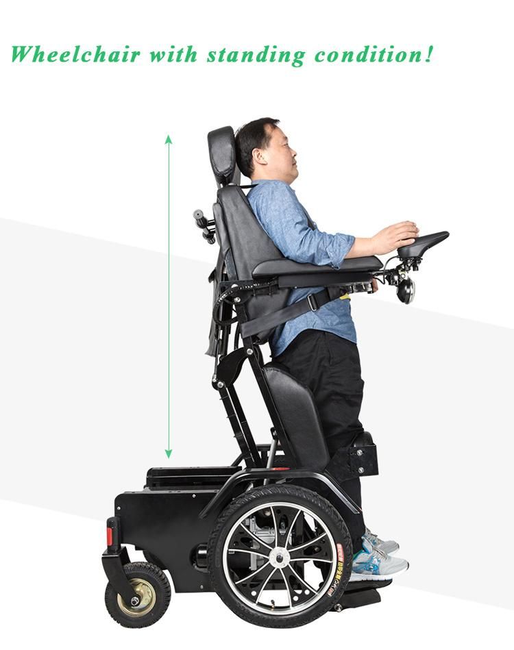 Multi Fuction Stand up Electric Wheelchair for Disabled People