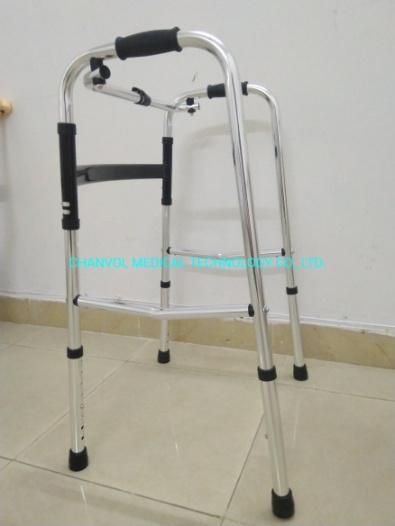 Reciprocal Swing Walker Aluminium Mobility Walking Aids Foldable Zimmer Frame