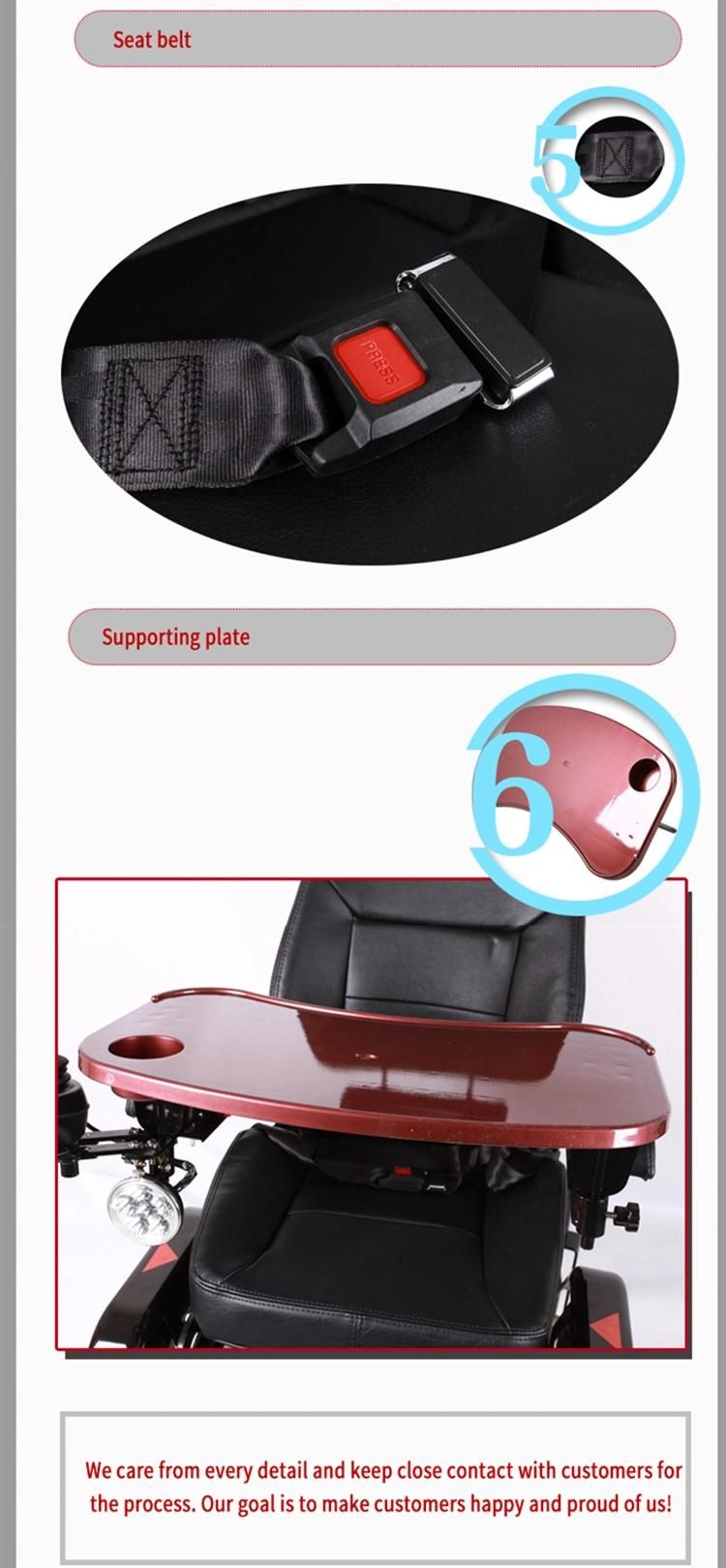 Pg Controller Lifted Seat Electric Standing Wheelchair