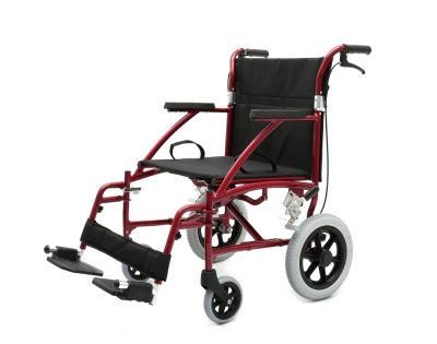 Aluminum Light Weight, Transport Chair with Hand Brake (AL-BL09)