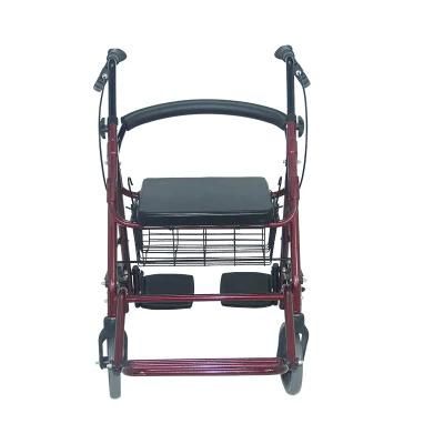 Wheel Walking Mobility Walker Rollator with Seat for Adult