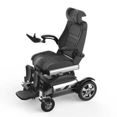 220mm Seat Lift Aluminium Standing up Power Electric Wheelchair