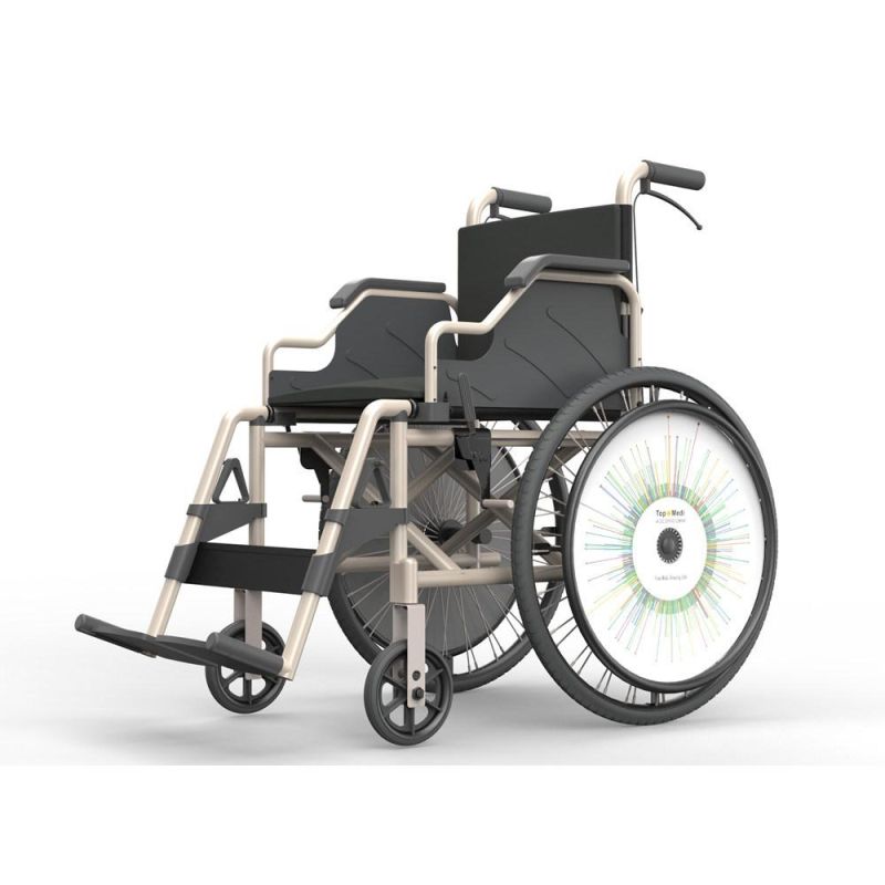 Brandnew Handicap Outdoor Wheel Chair Portable Walker Folding Manual Wheelchair